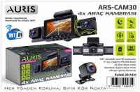 Auris CAM30 4 Kameralı Araç Kamerası