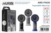 Auris FN30 6 Kademeli Taşınabilir Vantilatör Fan