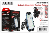 Auris H180 Bisiklet, Motosiklet Titreşim Önleyicili Telefon Tutucu