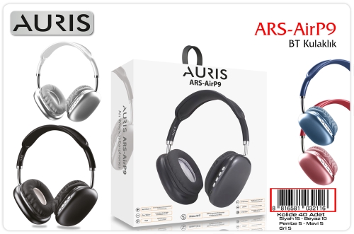 Auris AİRP9 Kulaküstü Bluetooth Kulaklık 