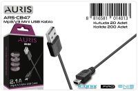 Auris CB47 V3 MP3 Şarj ve Data Kablosu