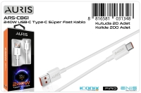 Auris CB61 240W Type-C Şarj ve Data Kablosu
