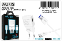 Auris CH05 Type-C Hızlı Şarj Aleti Seti