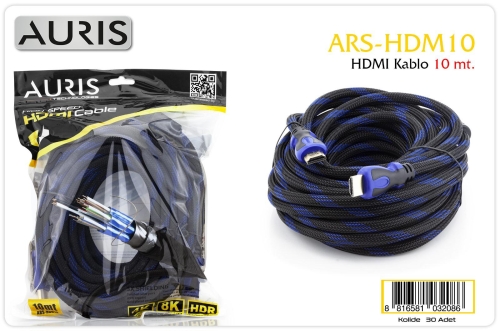 Auris HDM10 10Metre Hdm Kablo