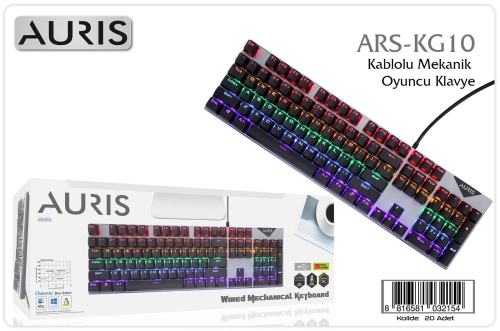Auris KG10 Mekanik Oyuncu Klavye