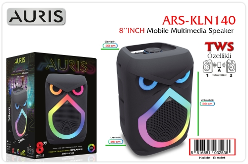 Auris KLN140 8 İnch Speaker 