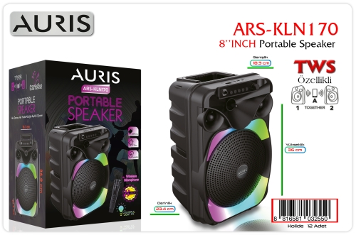 Auris KLN170 8 İnch Speaker