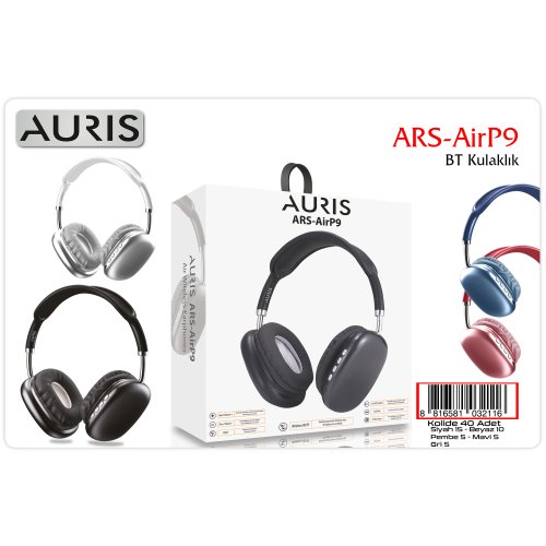 Auris AİRP9 Kulaküstü Bluetooth Kulaklık 