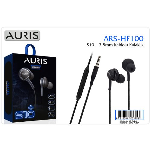 Auris HF100 S10+ Akg Kulaklık 3.5mm Jack 