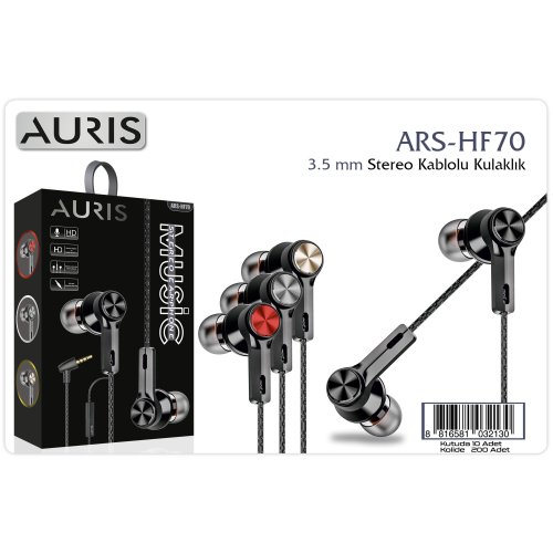 Auris HF70 Kablolu Kulaklık 3.5mm jak Giriş