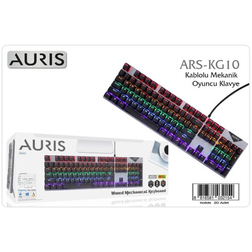 Auris KG10 Mekanik Oyuncu Klavye
