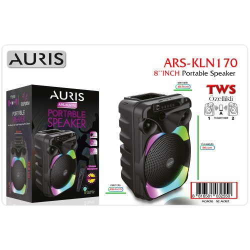 Auris KLN170 8 İnch Speaker
